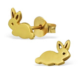 Cute minimalist bunny earrings