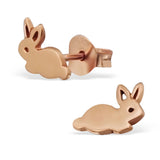 Cute minimalist bunny earrings