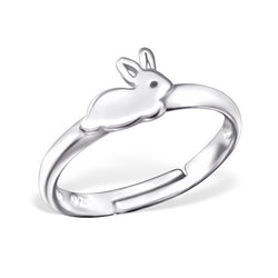 Bunny Sterling silver ring