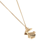 Origami Rabbit Necklace