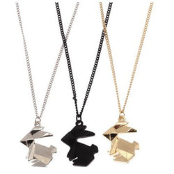 Origami Rabbit Necklace