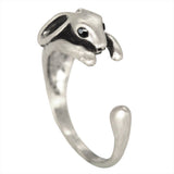 Adjustable Antique Rabbit Ring