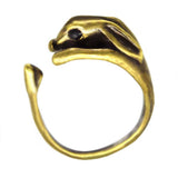 Adjustable Antique Rabbit Ring