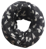 Cute Rabbit Bunny Print Women's Infinity Circle Scarf Soft Lightweight