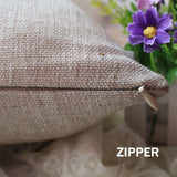 Happy Easter Bunny Linen Cushion Covers