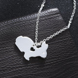 Minimal Pendant with heart