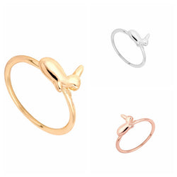 Little Bunny minimalist ring (3 Colors)