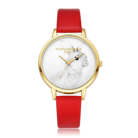 **SPECIAL OFFER** Women leather Rabbit face wrist watch (9 Colors)